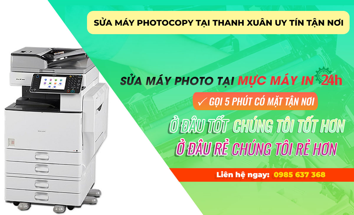 Sửa máy photocopy tại Thanh Xuân uy tín