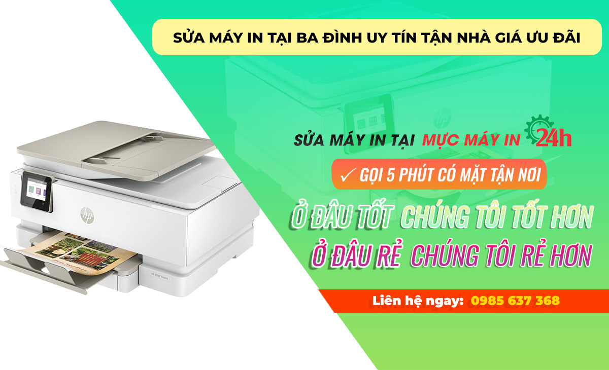 Sửa máy in tại Ba Đình uy tín tận nhà giá ưu đãi