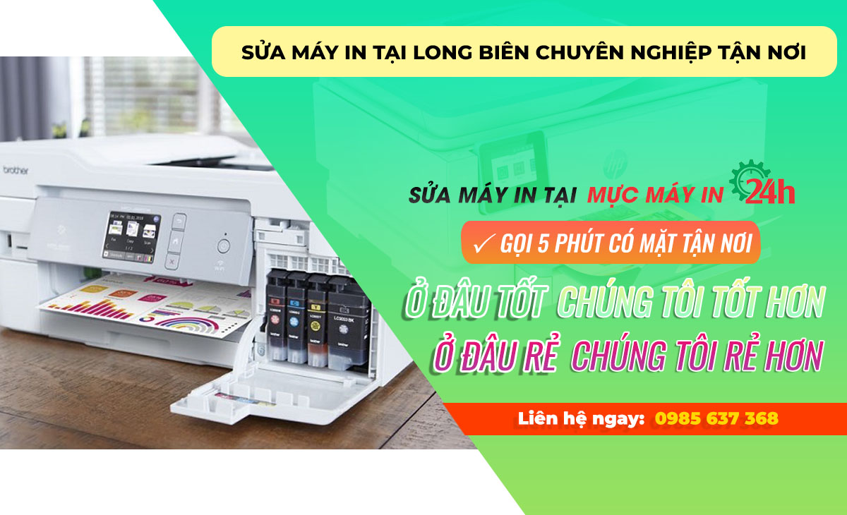 Sửa máy in tại Long Biên chuyên nghiệp đến tận nơi sau 5p