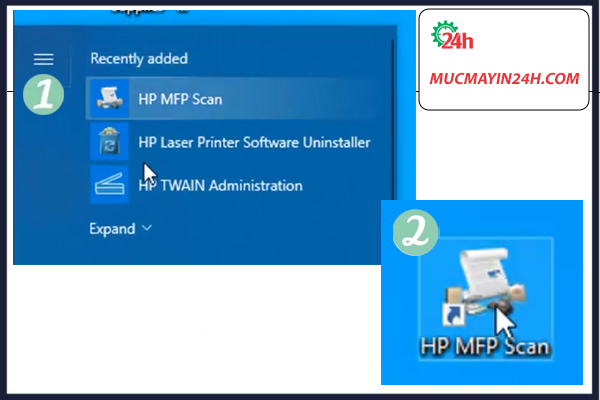 Hướng dẫn kết nối Wi-Fi và cài đặt máy in HP LaserJet Pro MFP M135w a-z