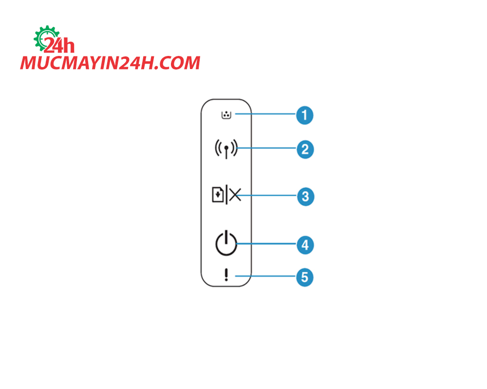 Cách xử lý lỗi đèn nhấp nháy trên máy in laser HP 107w