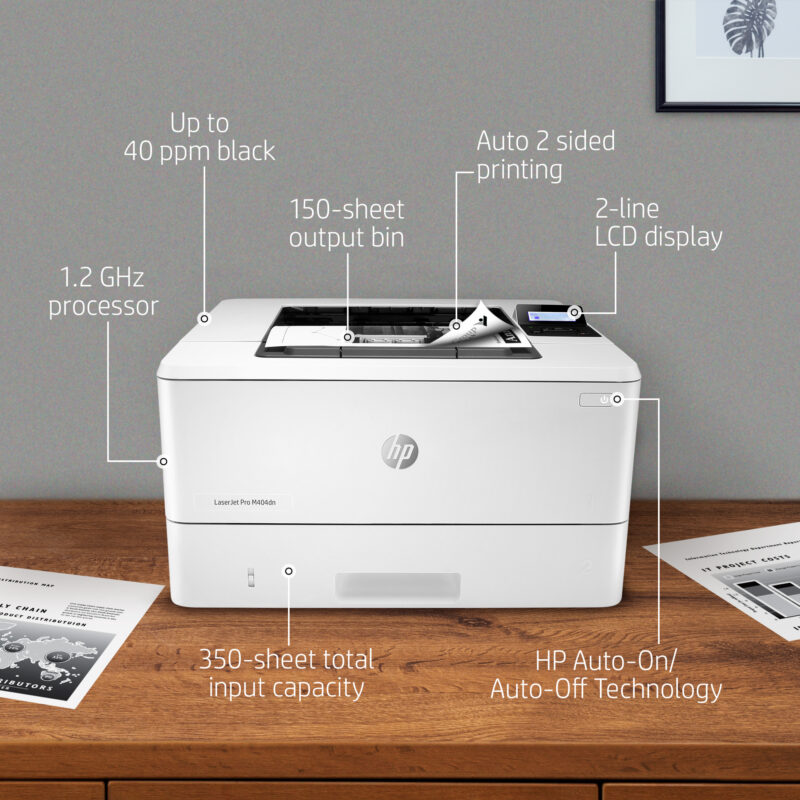 Hướng dẫn reset máy in HP LaserJet Pro M404dn a-z