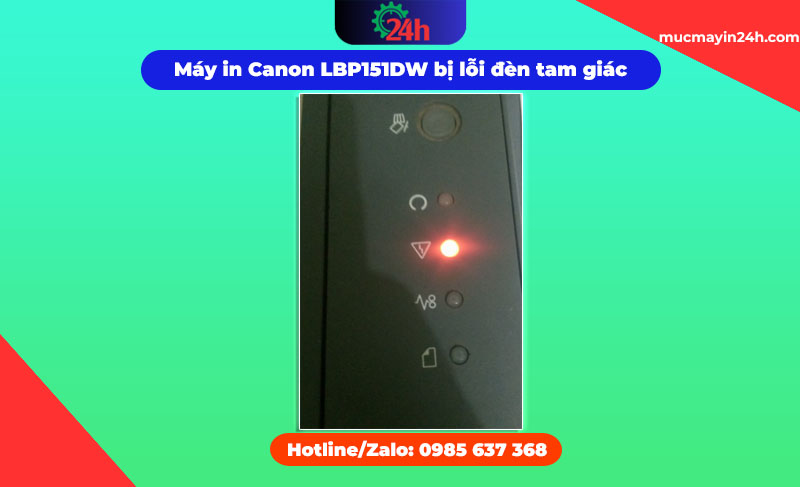 Máy in Canon LBP151DW bị lỗi đèn tâm giác