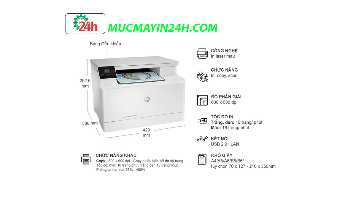 Các bước cài đặt driver HP LaserJet Pro MFP M182N nhanh chóng